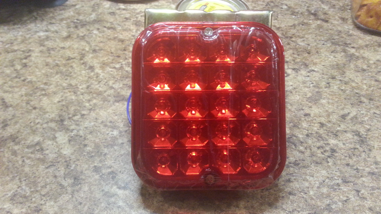 Square LED Trailer/Truck Tail Lights