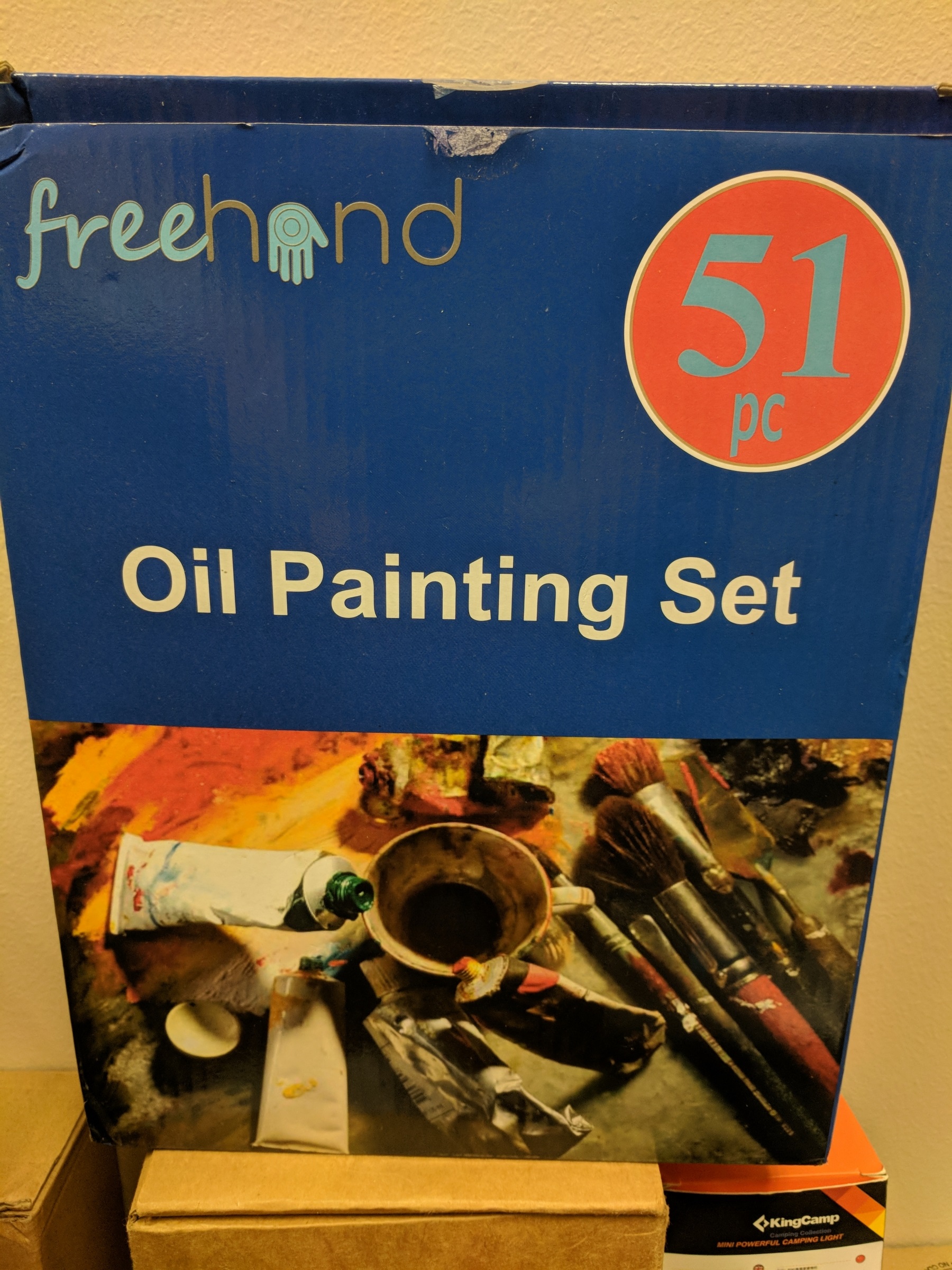 front page oil painting set