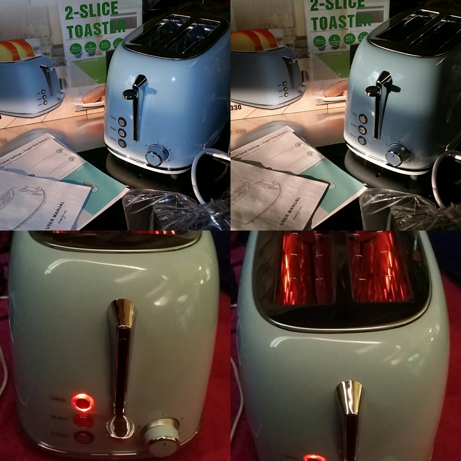 Rock´n Roll  Toaster in schönem Retro-Design