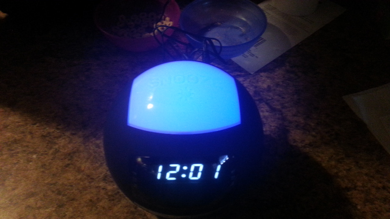 My new bedside clock radio, I love it!