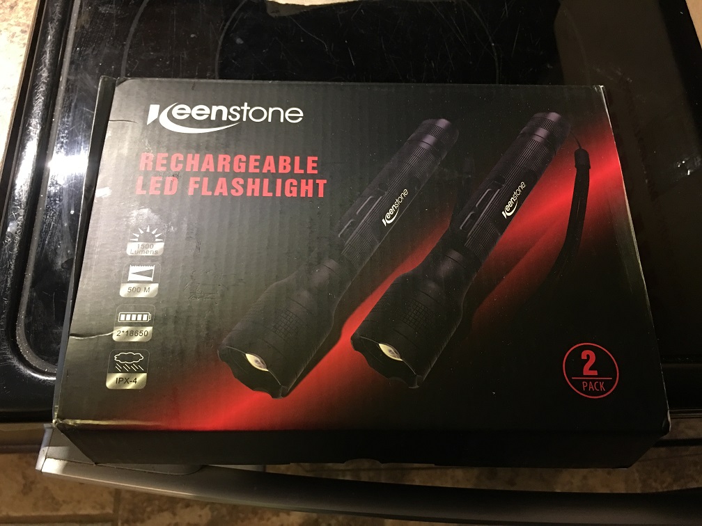 Pair of excellent rechargeable LED flashlights