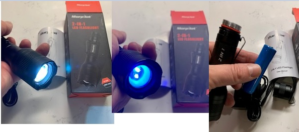 Great flashlight and rechargeable too