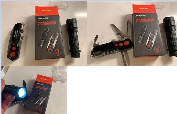 Great little flashlight and pocket knife