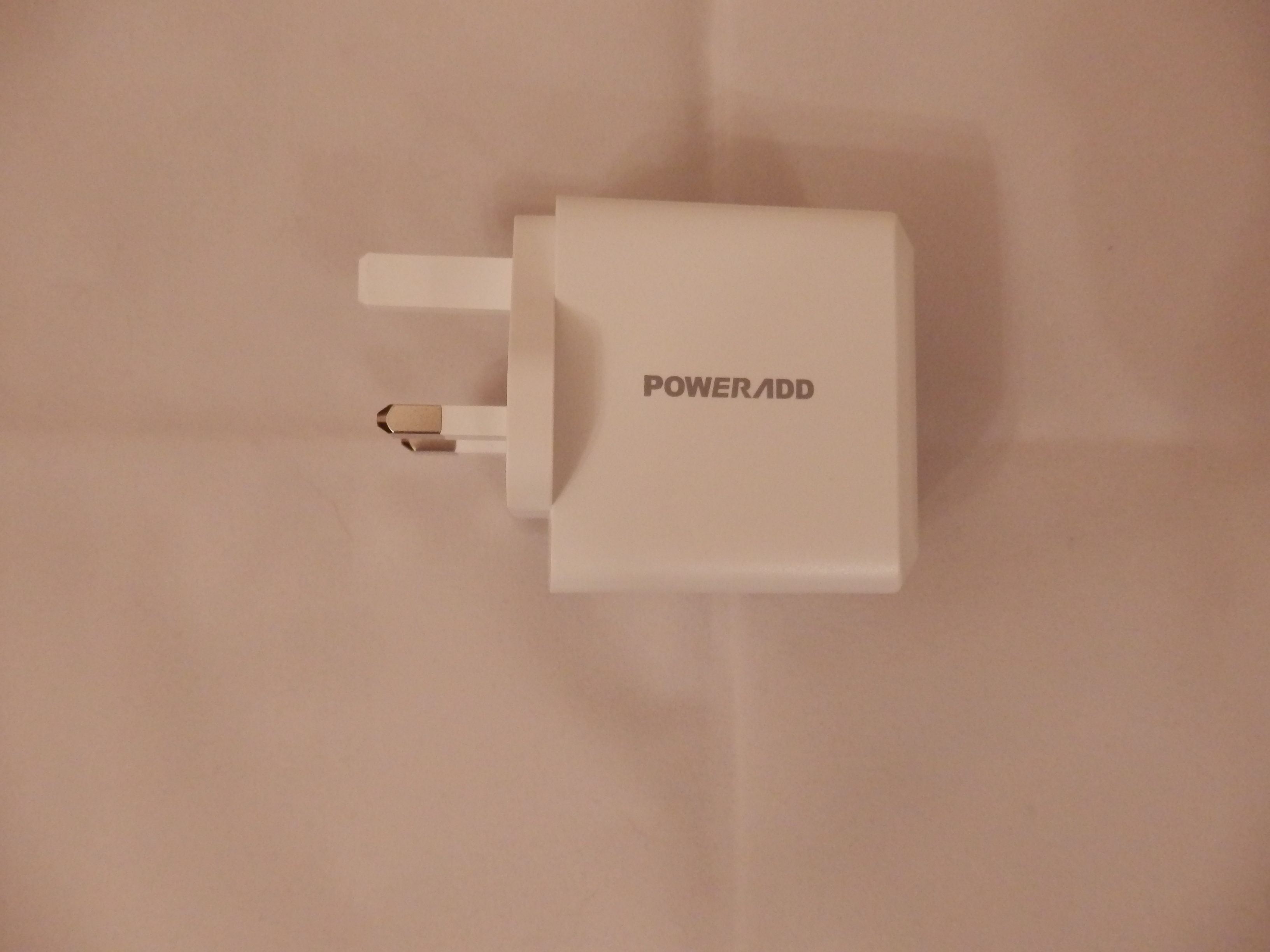Poweradd 3-USB Port Wall Charger, White