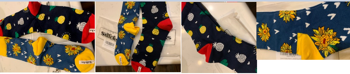 great colorful socks with great graphics and soft