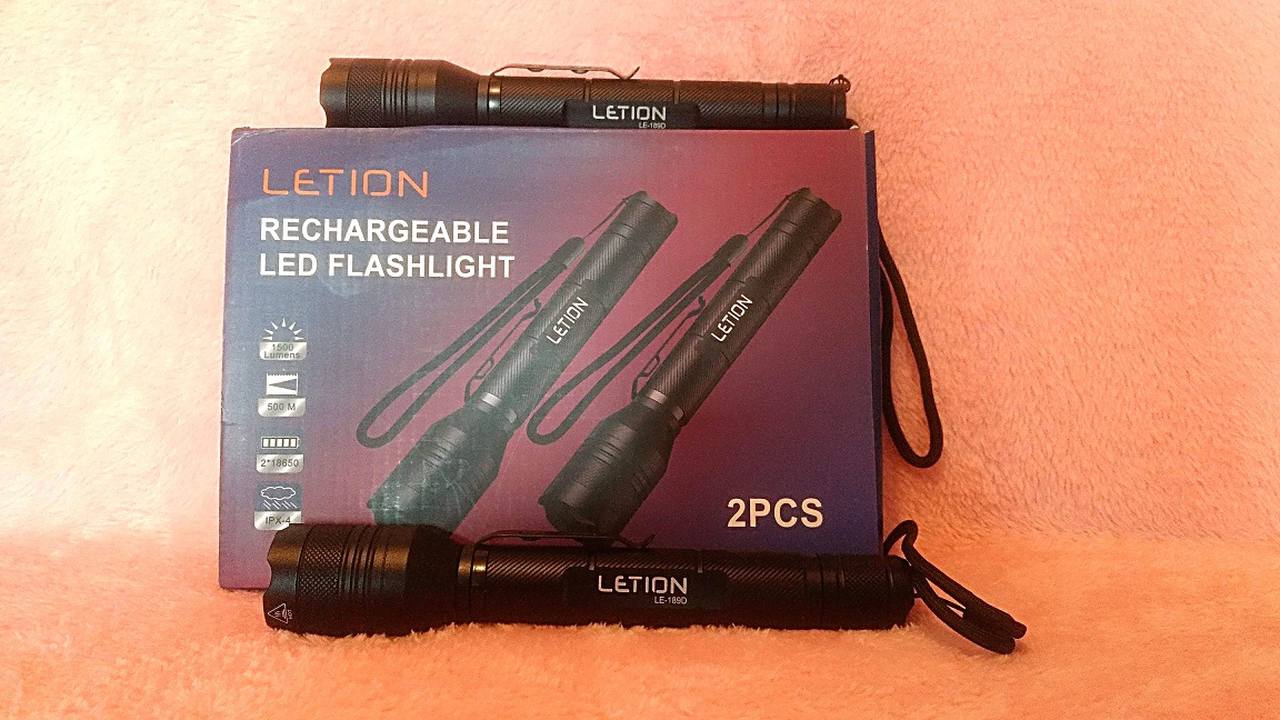 LETION LED Torch Twinpack