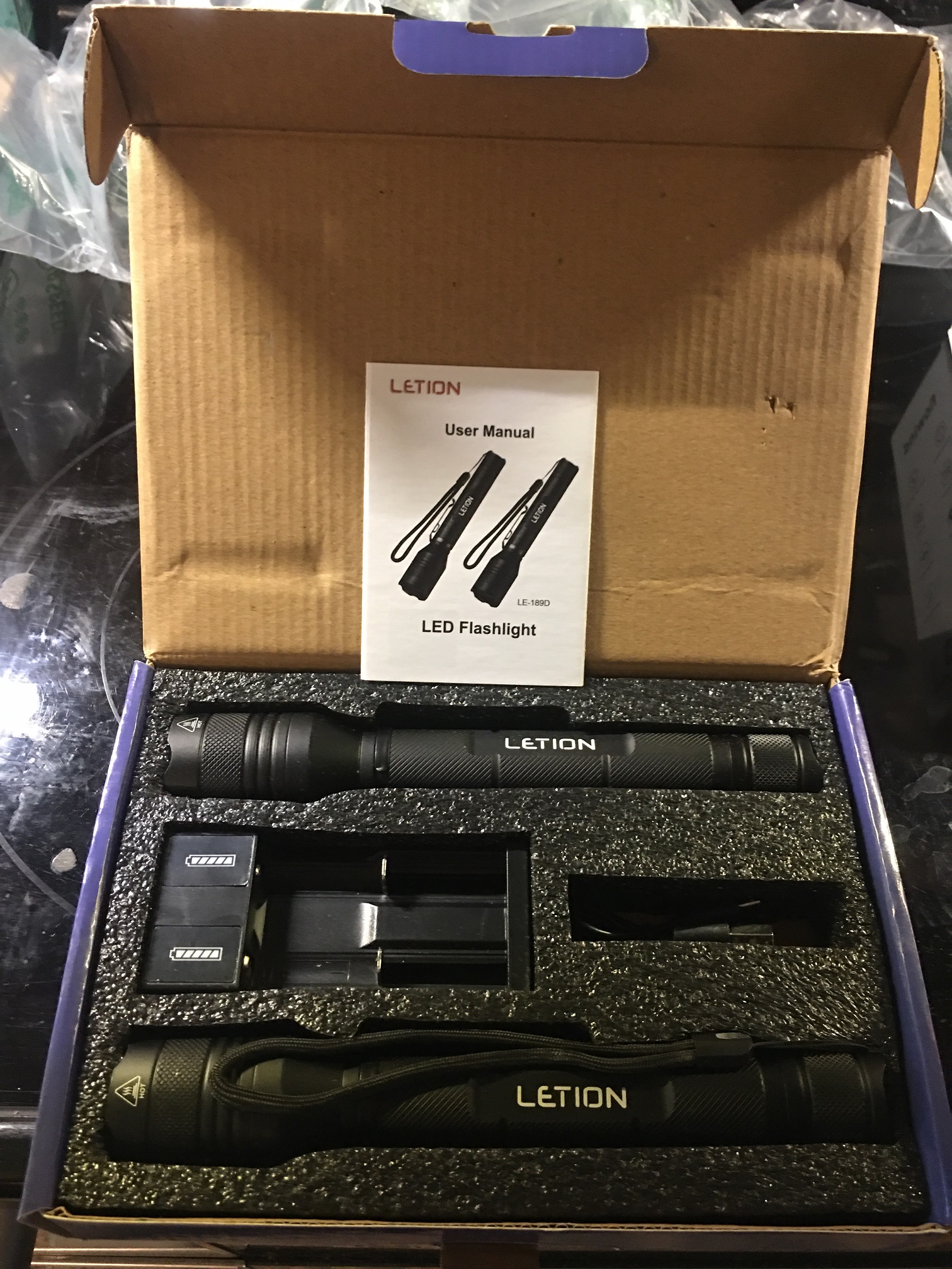 LETION Excellent rechargeable flashlights