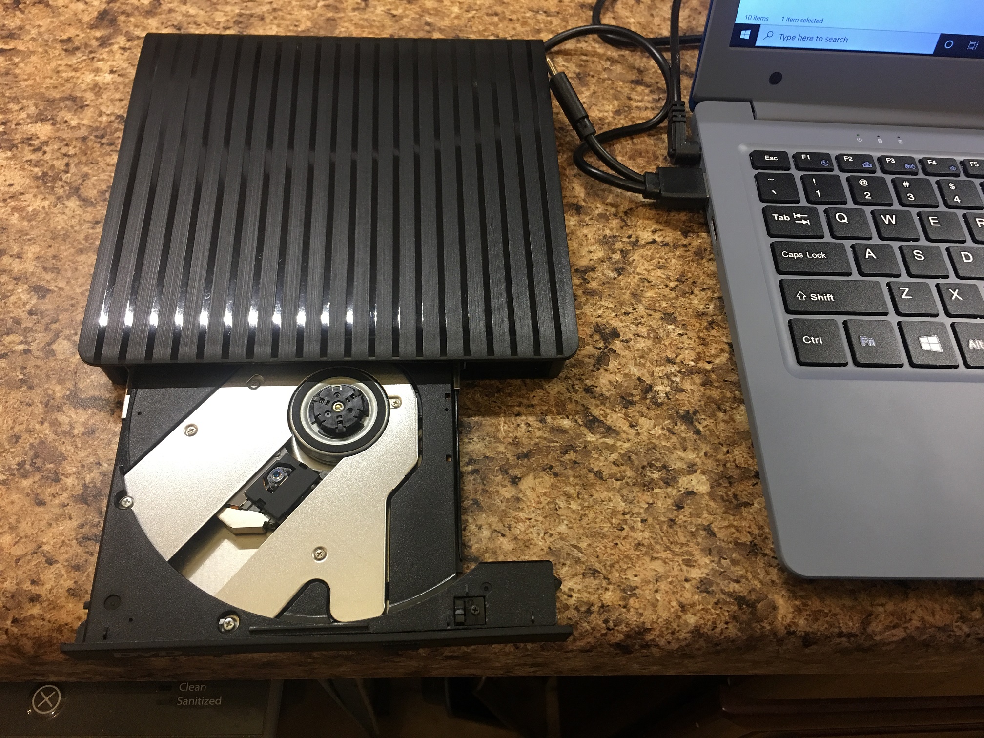 External CD/DVD/DVD-RW USB Drive for Chromebooks and other laptops etc