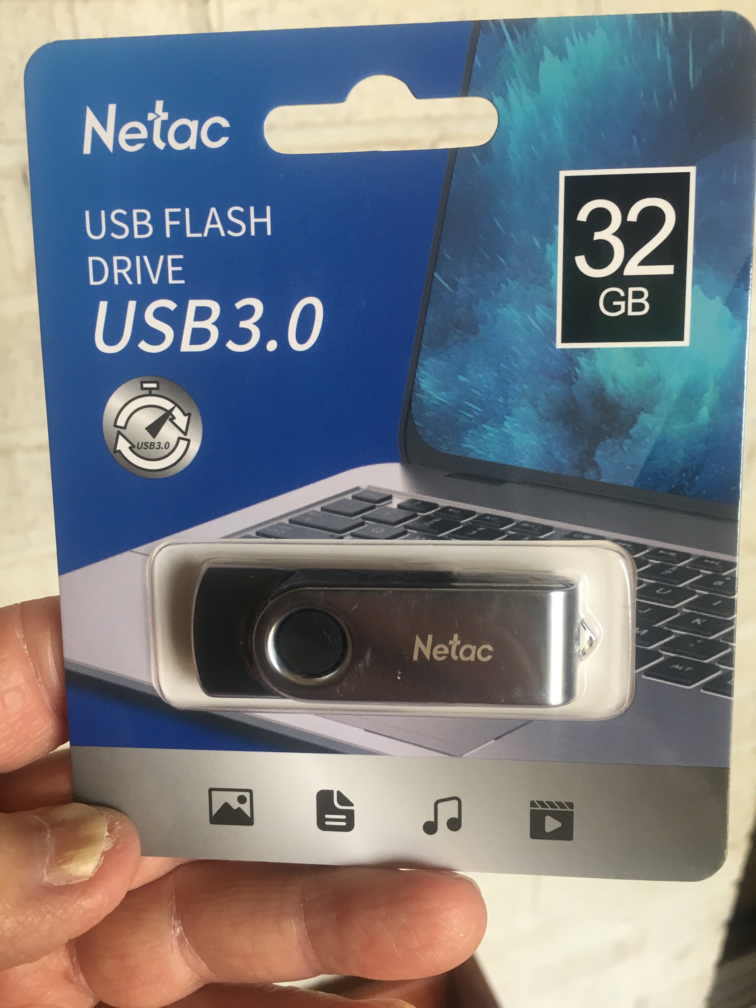 High speed Netac 3.0 USB drive