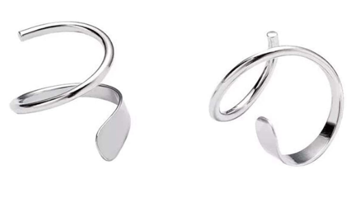 Ear Climber 925 Sterling Silver Earrings