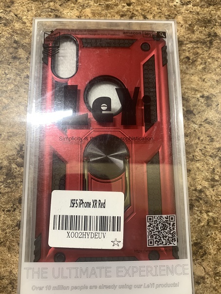 Red protective case for iPhone Xr