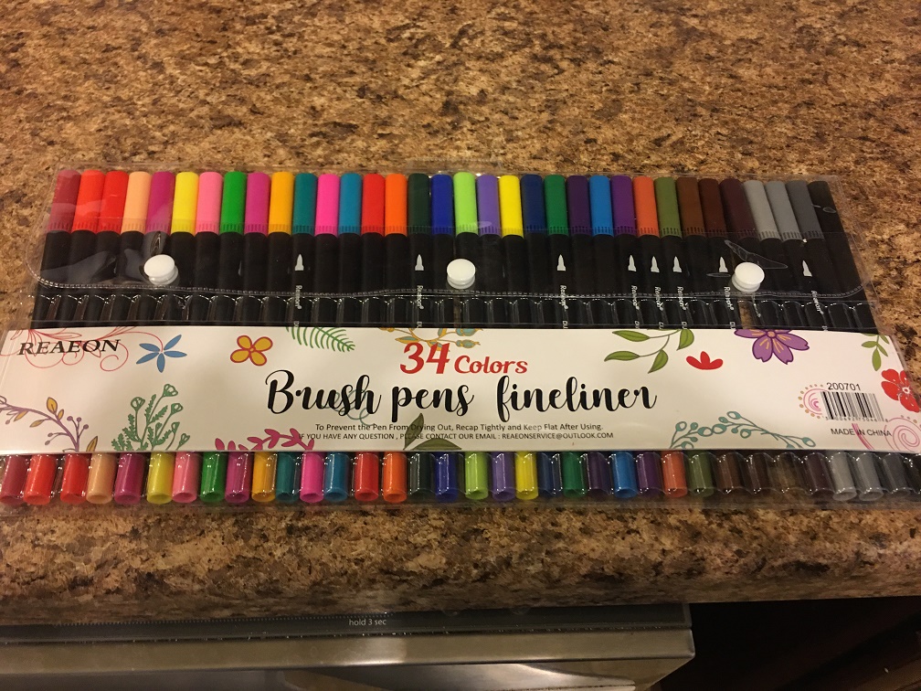 Great set of fine tip and brush pens
