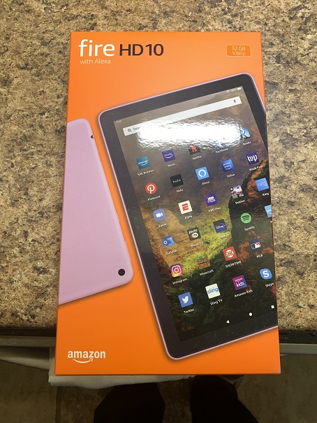 Nice sized Amazon Fire Tablet, 2021 edition