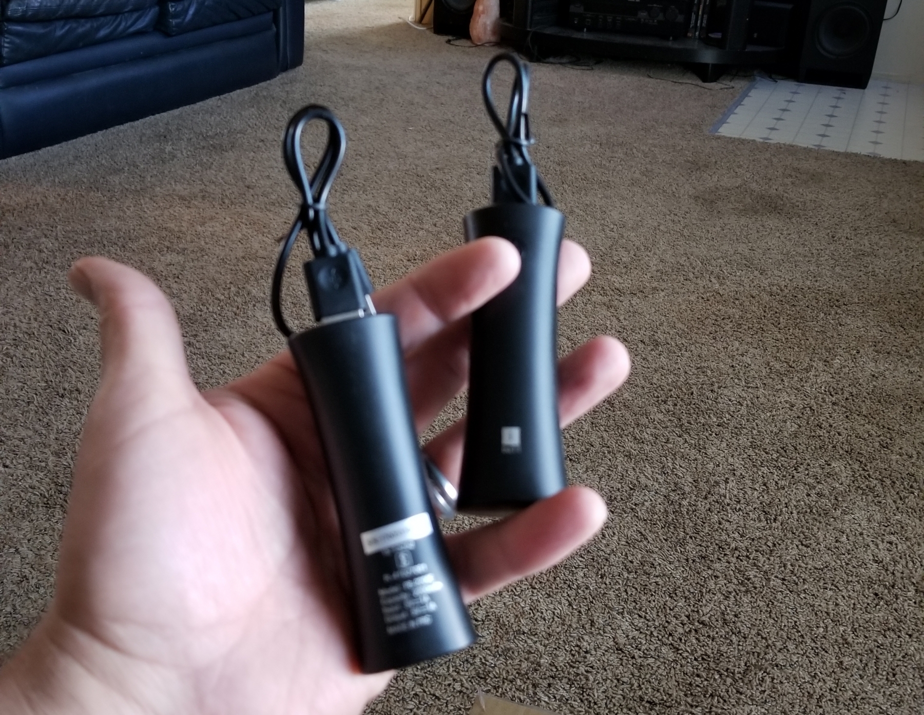Dual pack mini chargers