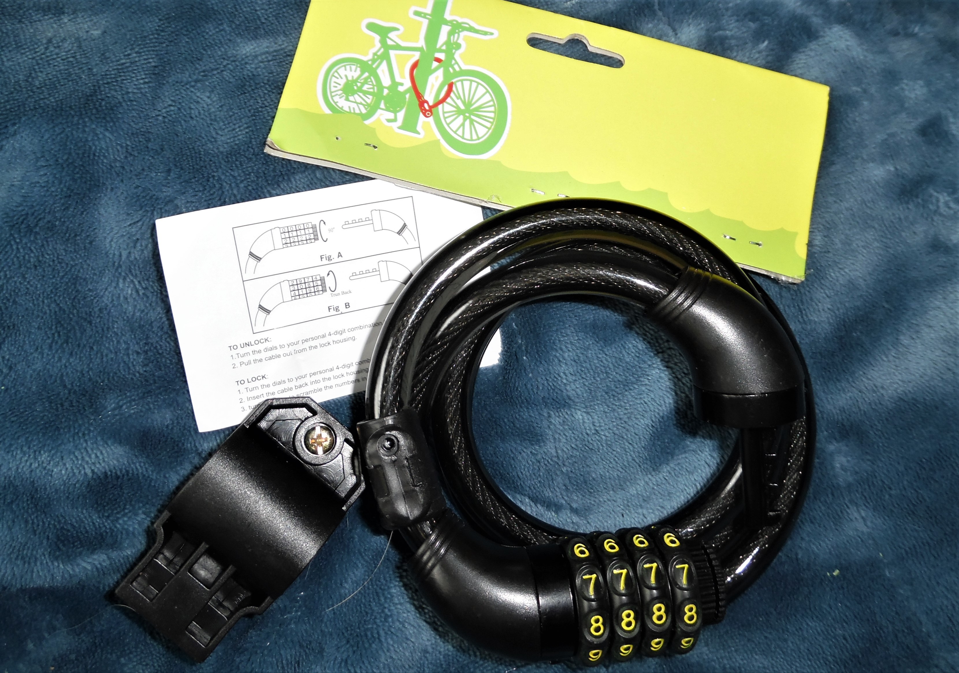 Very Nice!  Heavy Duty Cable with Resettable Lock.