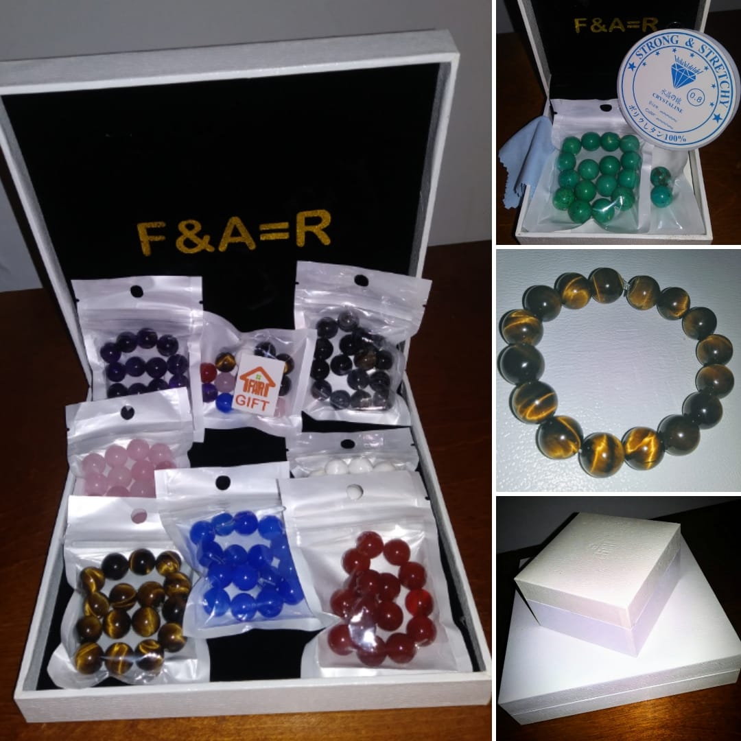 Very impressivee kit was more than I expected. Came with a big jewelry box and several bags of beads with a sample bag. There was also a smaller box with another bag of beads.