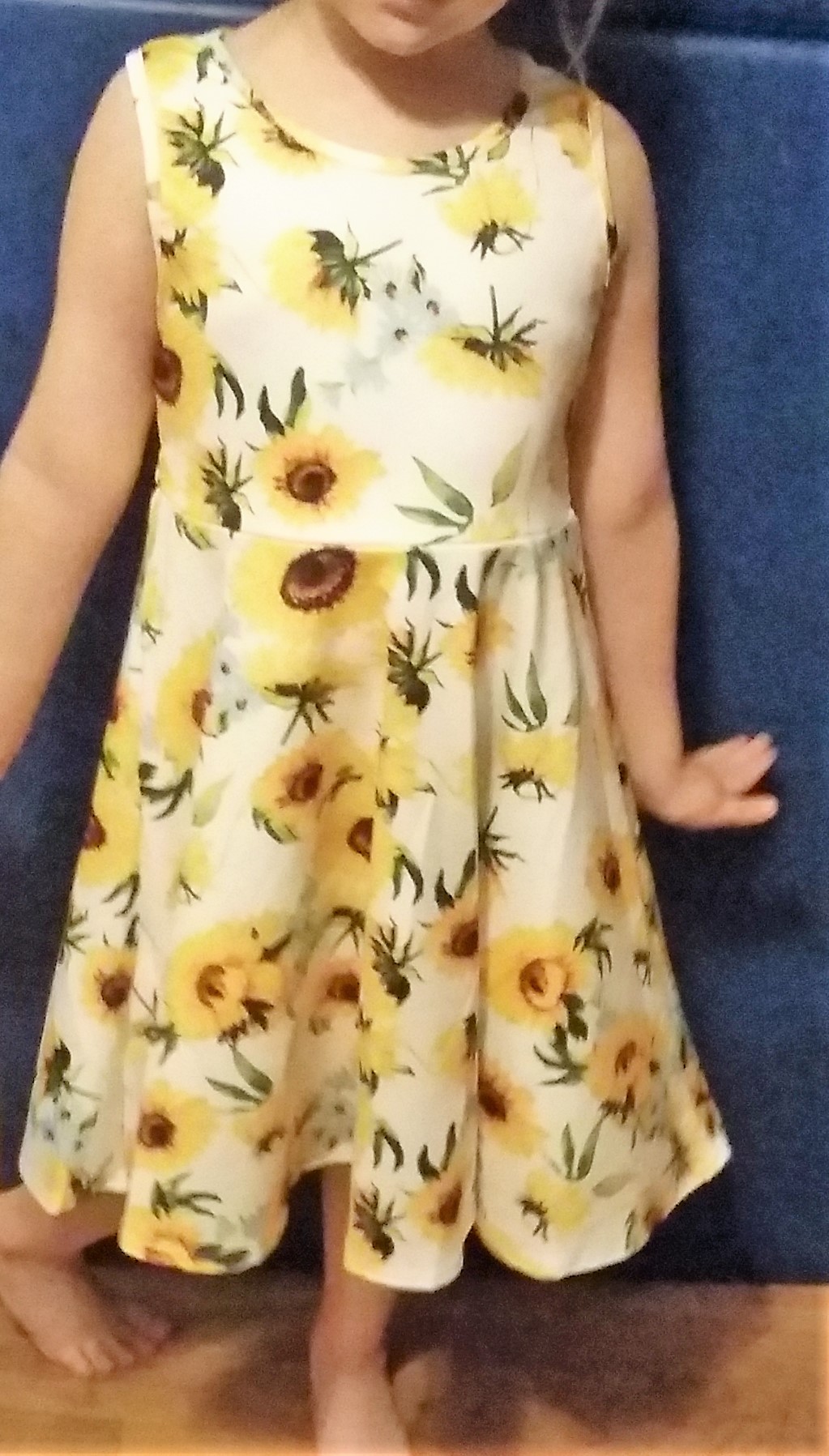 Stunning sunflower dress