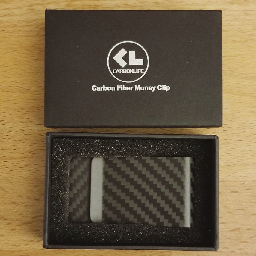 Carbon fiber money clip