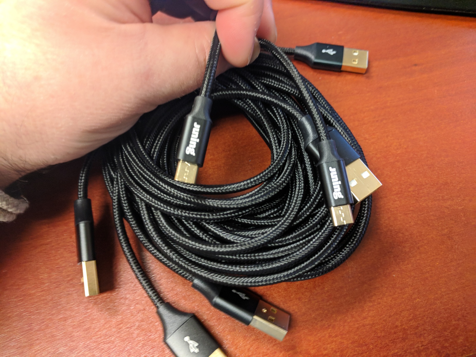 Awesome set of charging cables, great length!
