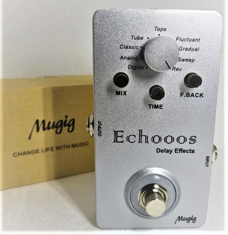 Mugig Guitar Pedal Digital Delay Effect Effect True Bypass Pedal Effect for Electric Guitar