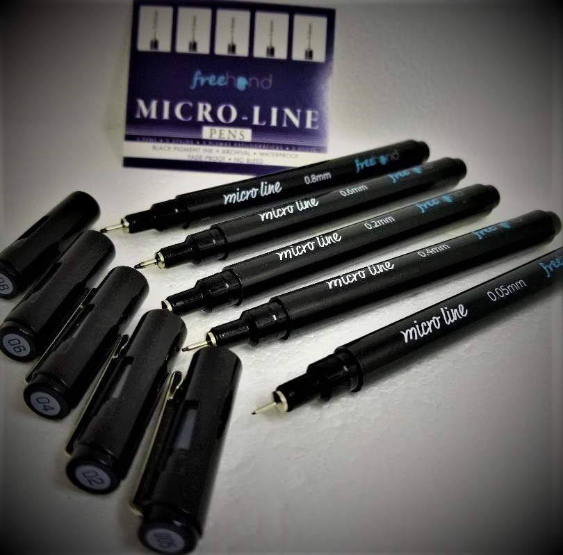 Freehand Micro Line Ultra Fine Point Pens