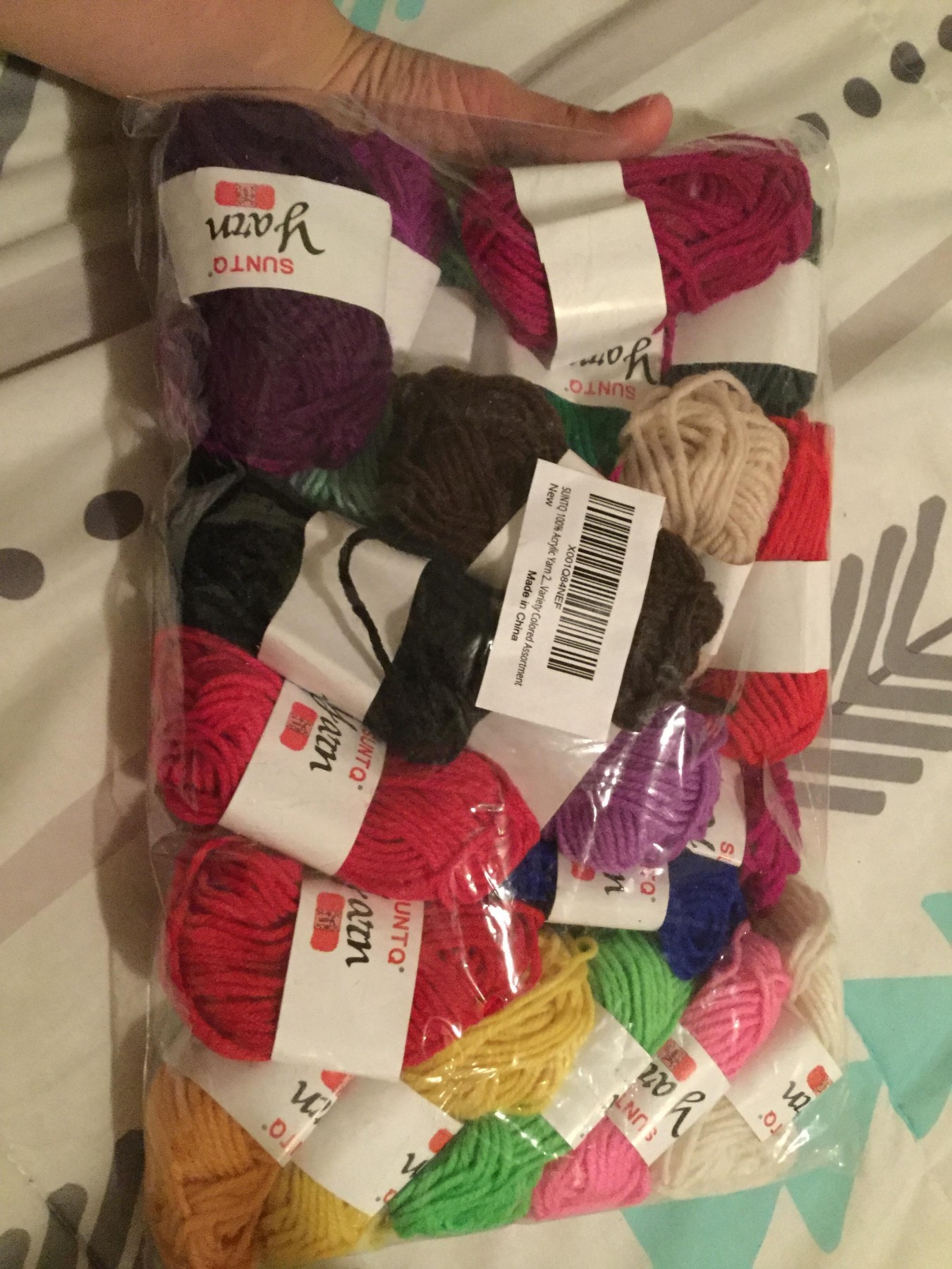 Fun starter pack of yarn