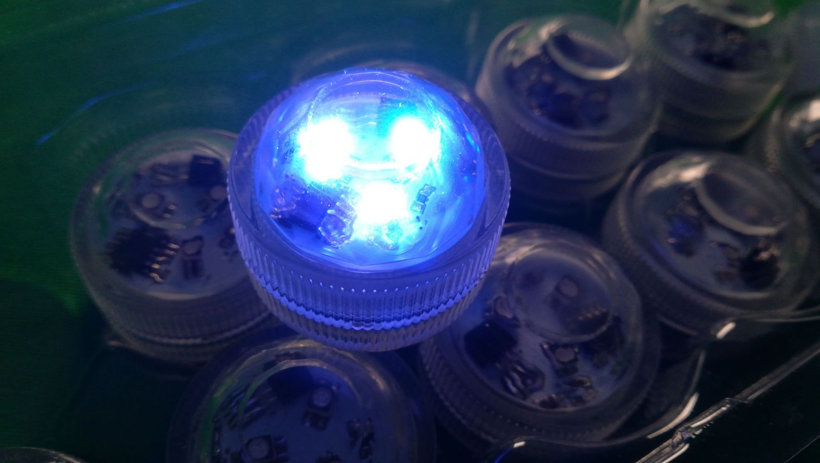 LUXJET® 10 Pezzi Mini RGB Sommergibile Luce LED