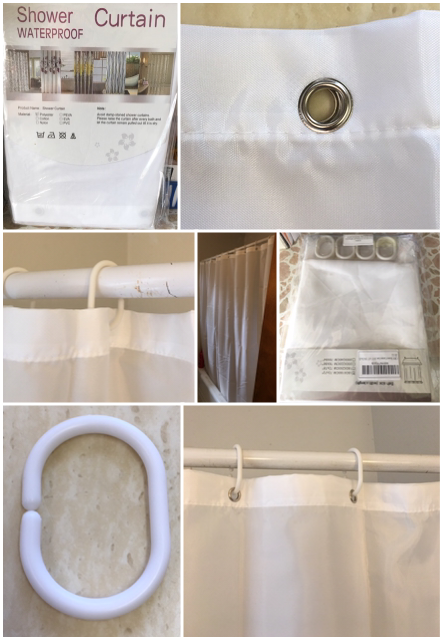White Shower Curtain Liners