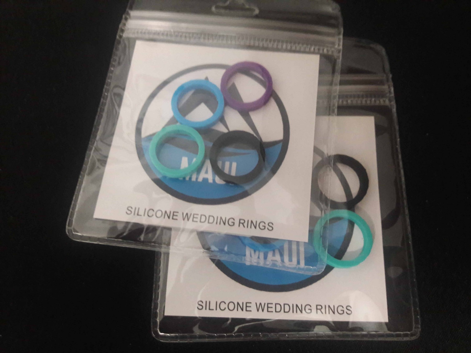 Maui Silicone rings are perfect for the gym.