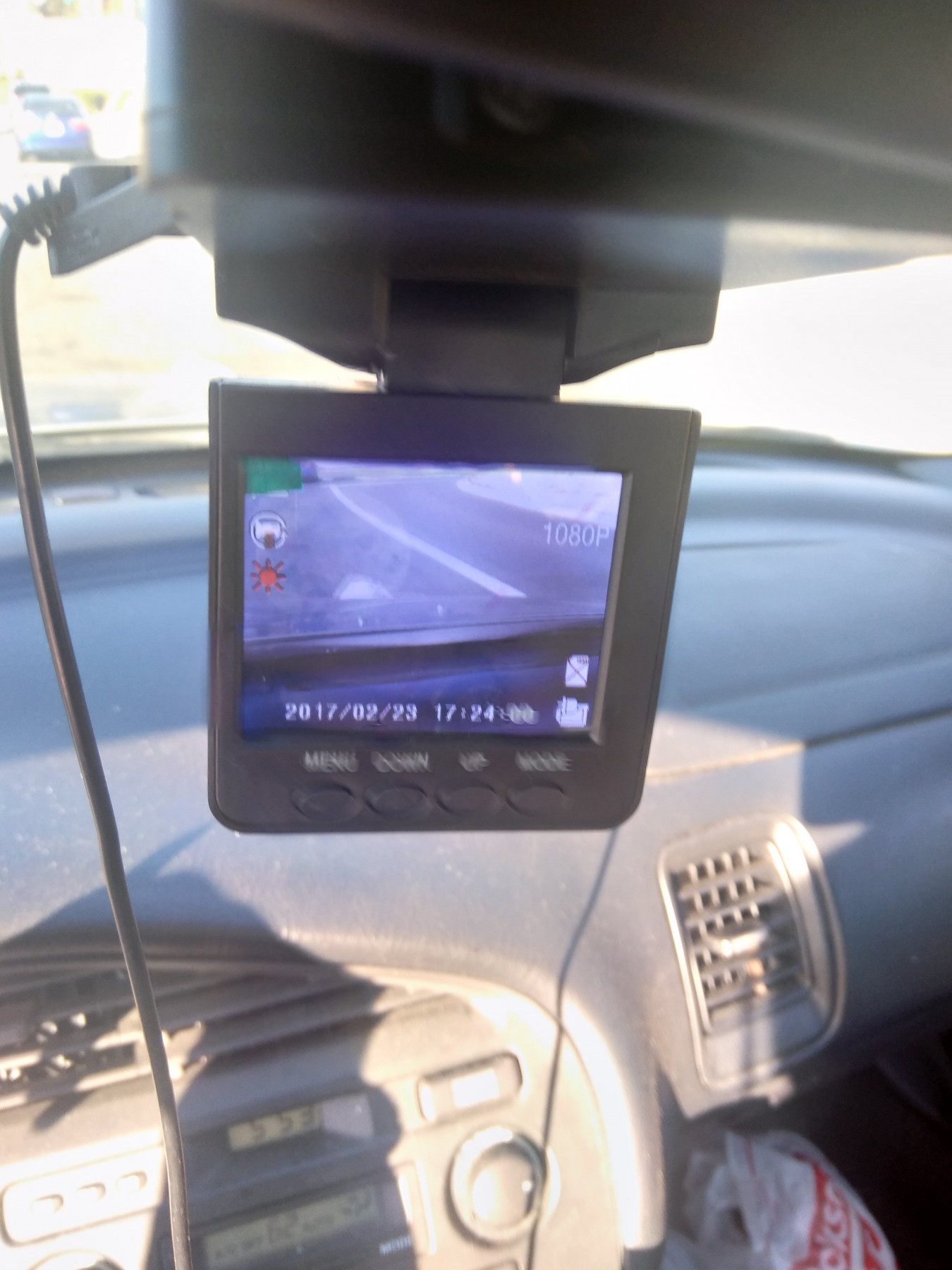 Review photo of Acumen Dash Cam Camera for Cars Video Recorder Traffic Dashboard with Wide Angle (ASIN B07GGC36F5) by Julie O'Brien