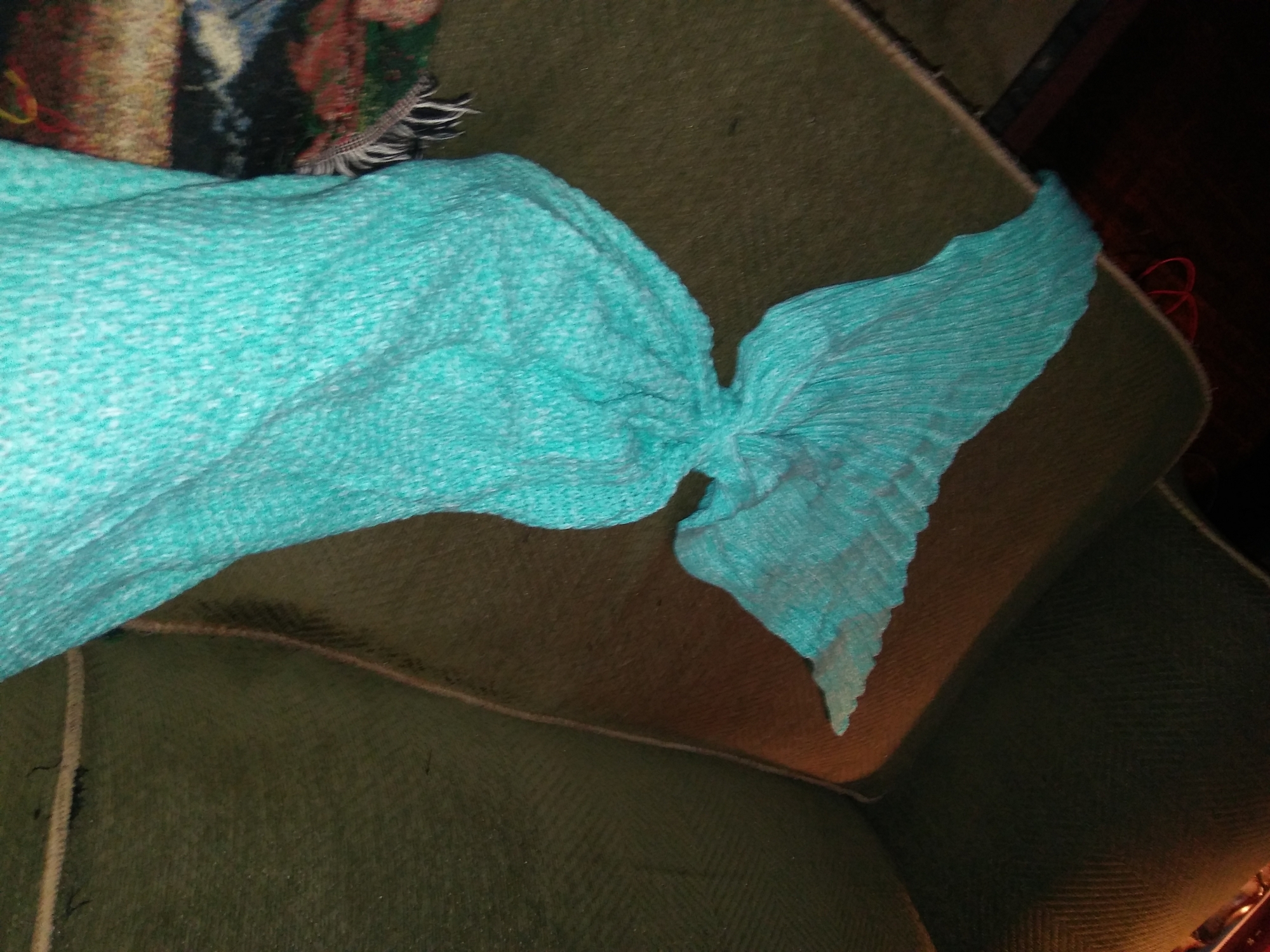 Feiuruhf Mermaid Tail sleeping blanket