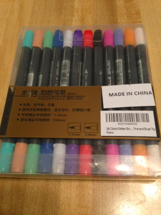 24 Dual-Tipped Markers