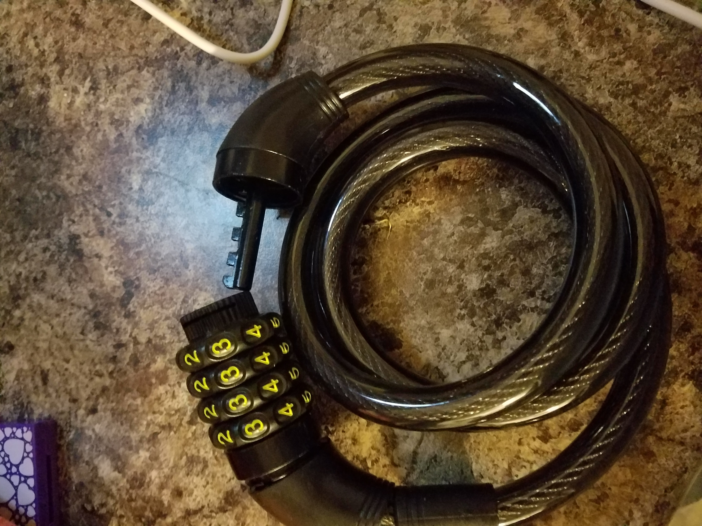 I highly recommend this cable lock