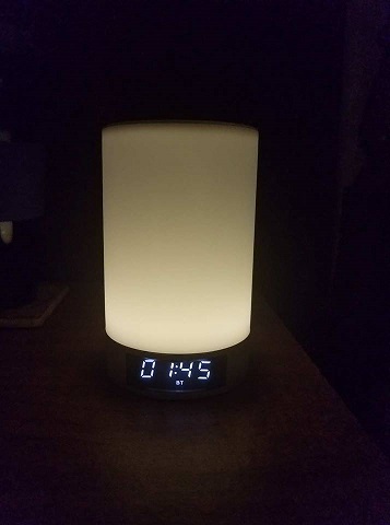Bluetooth Speaker Night Light Alarm