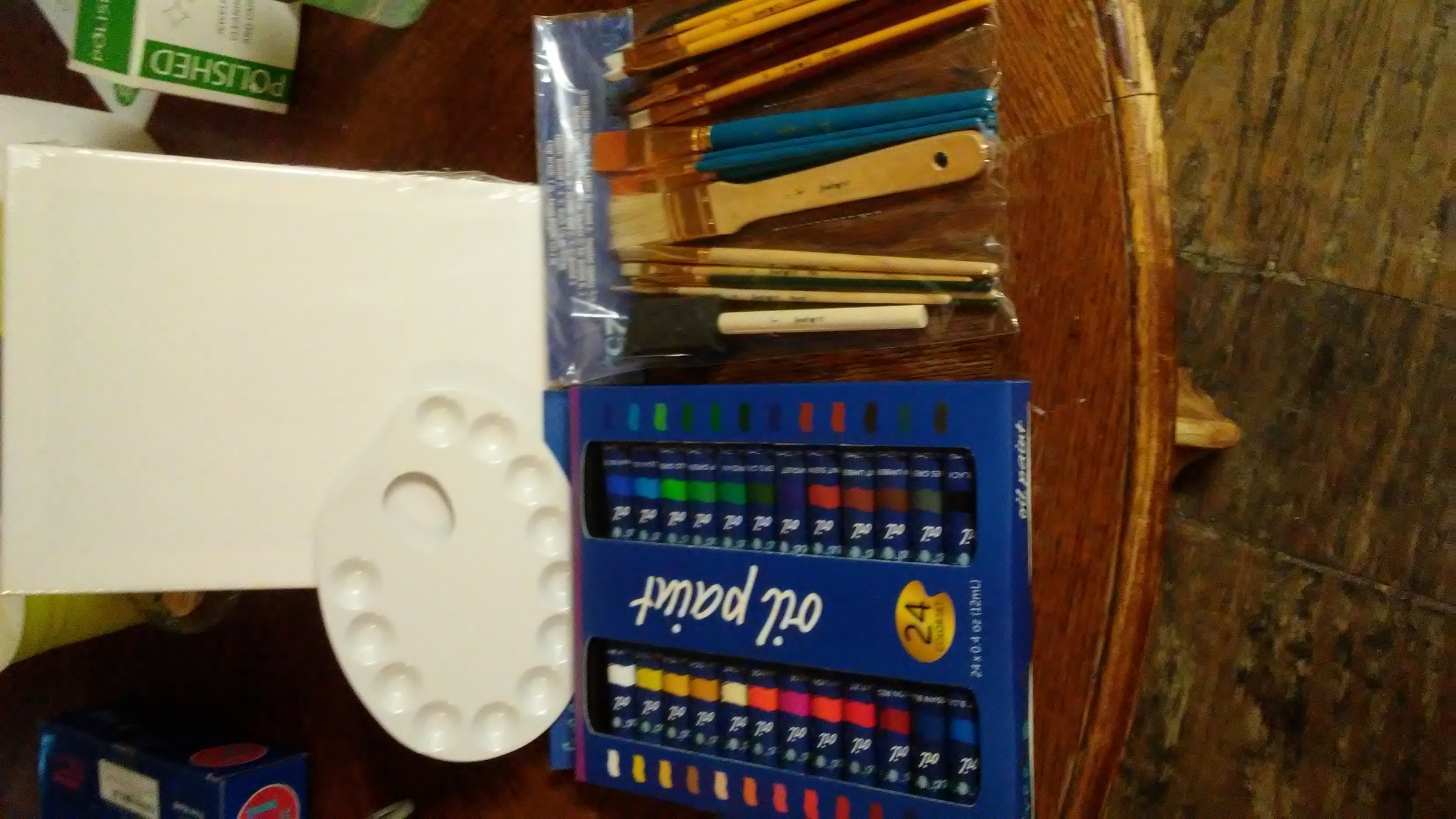 Excellent deluxe oil painting set