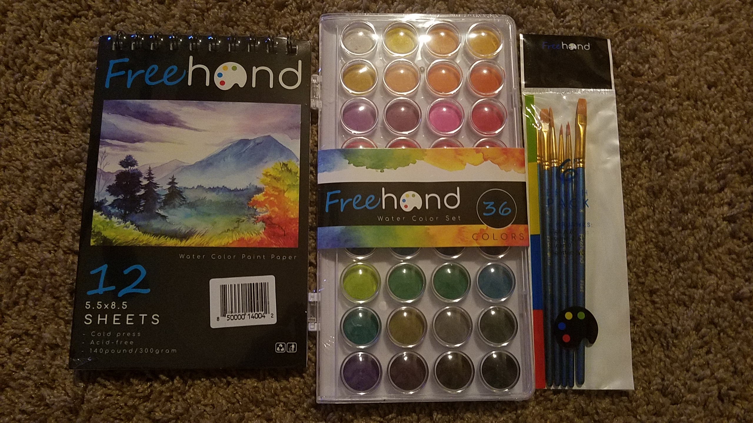 Excellent choice of water coloring set!