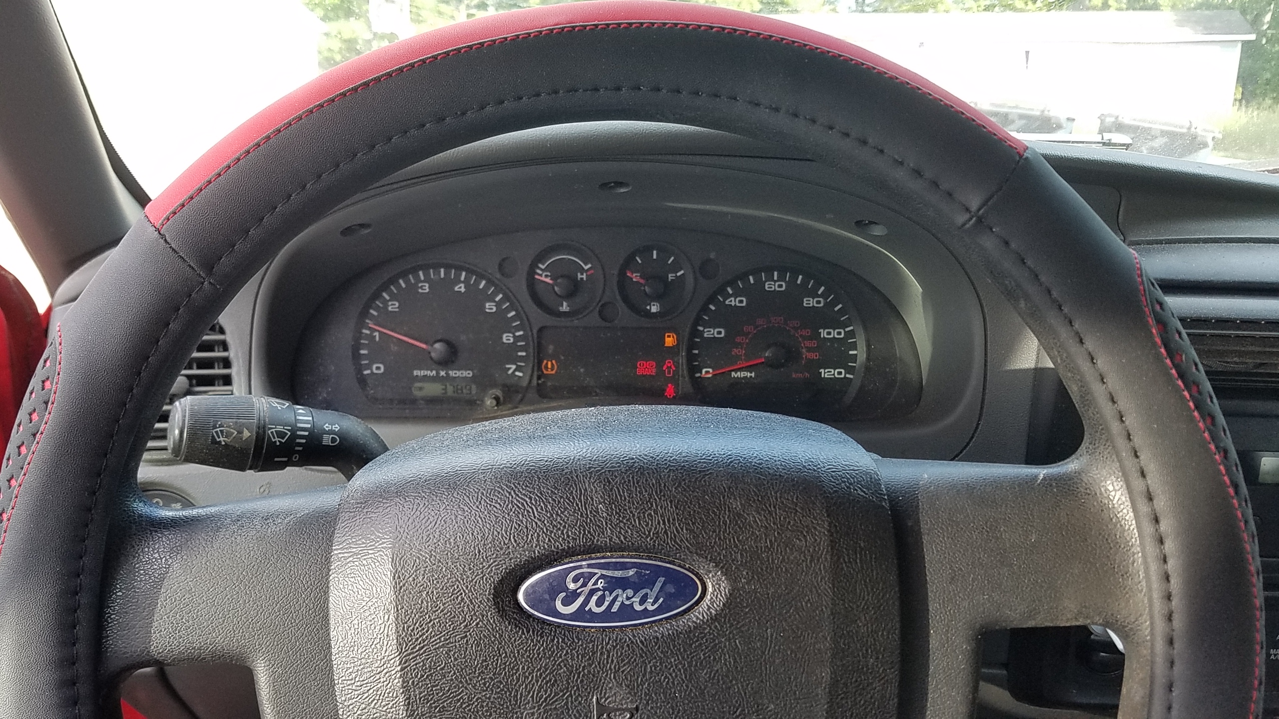 Looks and feels awesome in my Red Ford Ranger!