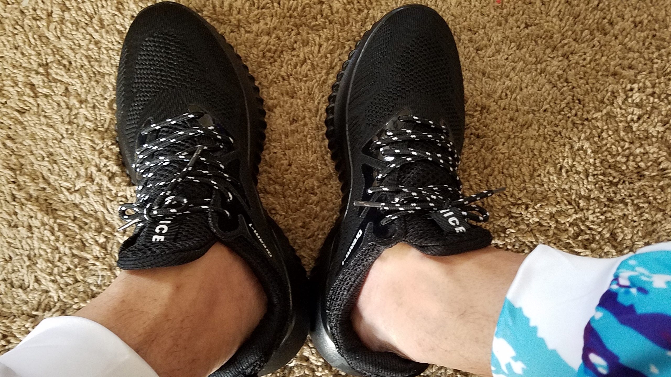 Very comfortable and light shoes, but the sole feels kind of stiff.