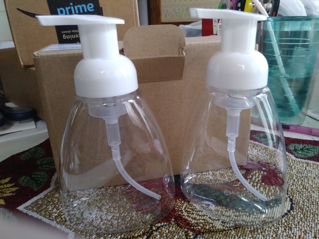 Foaming Soap Dispenser Pump Bottles great for making your own liquid soap foam!
