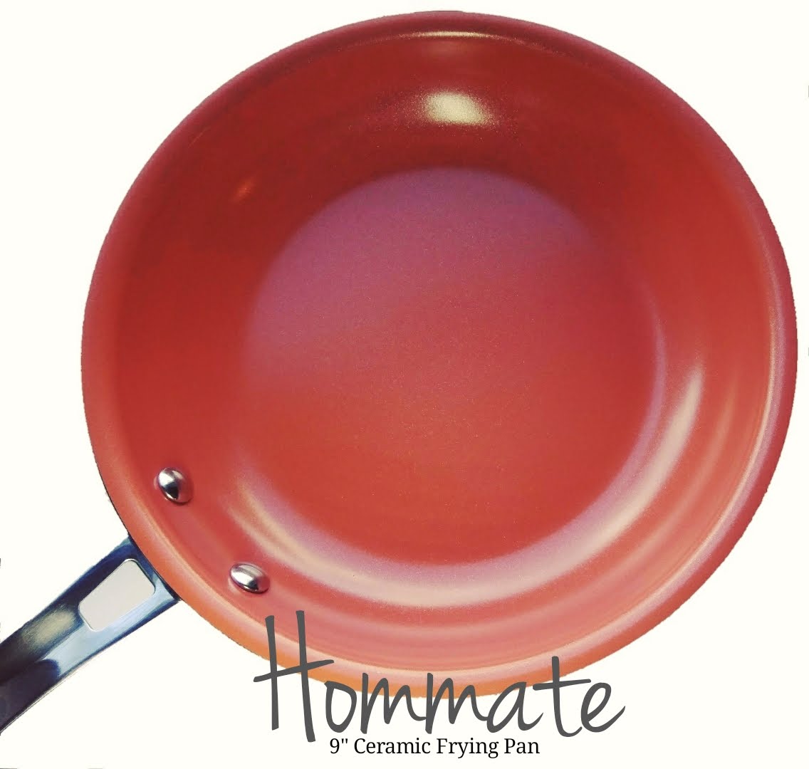 The 9" Hommate Tipan Ceramic Frying Pan - Preferred Over a Rachel Ray Cookware Set and Spurs JCs Cookware Project of 2018.