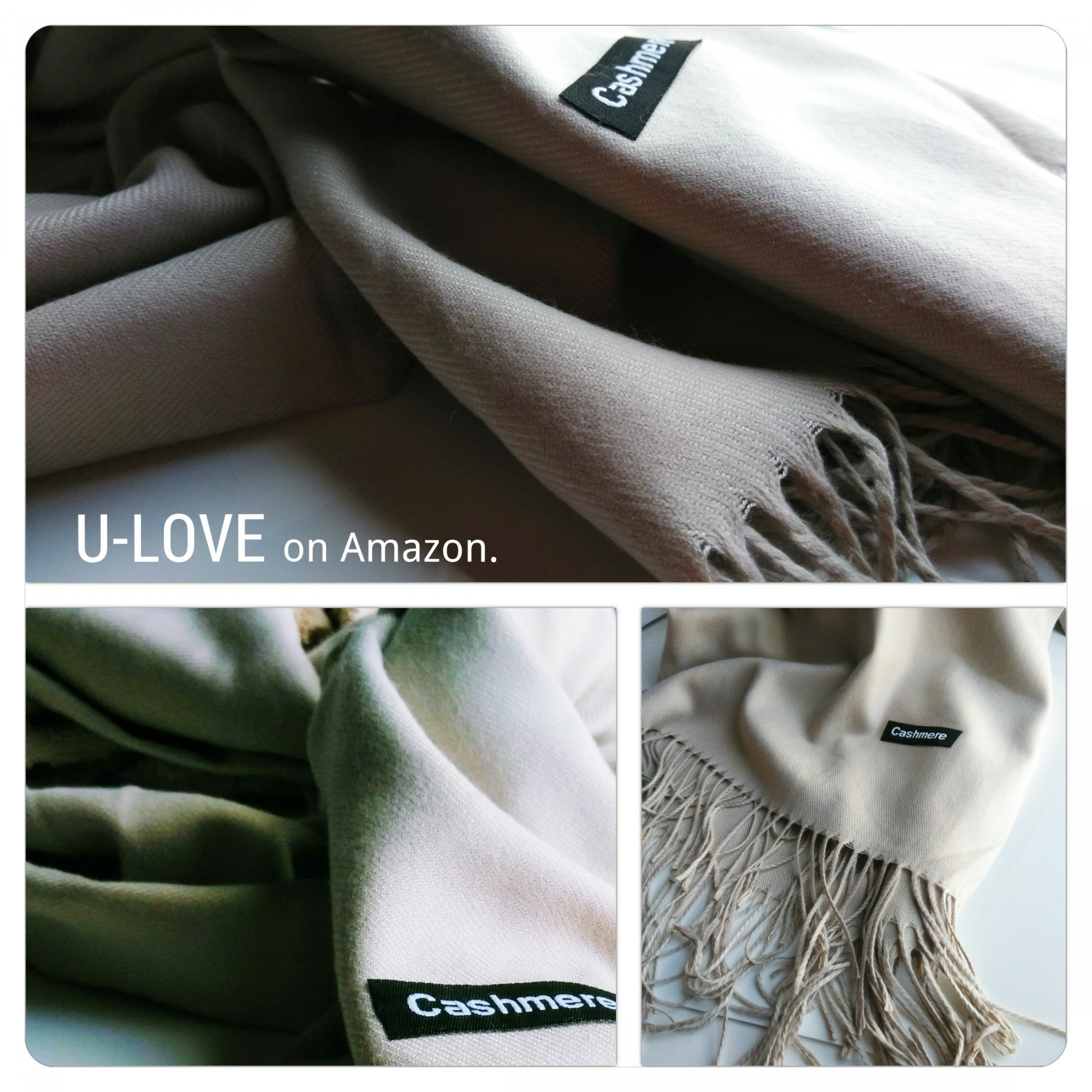 U-Love's Solid Color Scarf Large Silk Shawl is Inexpensive and the Perfect Alternative to a Cashmere Scarf